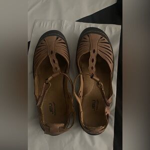 JBU Tan Mary Jane Sandals Flats